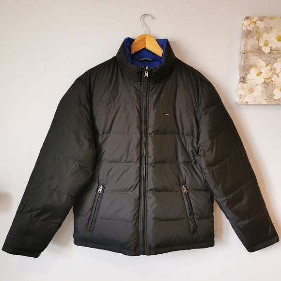 Tommy Hilfiger men's down/feather coat reversible - Picture 6 of 7